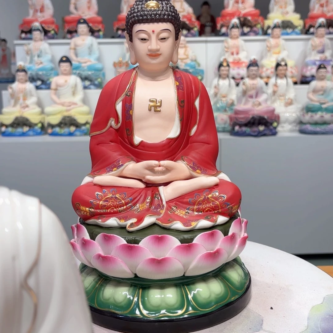摆件明*瓷摆件释迦摩尼