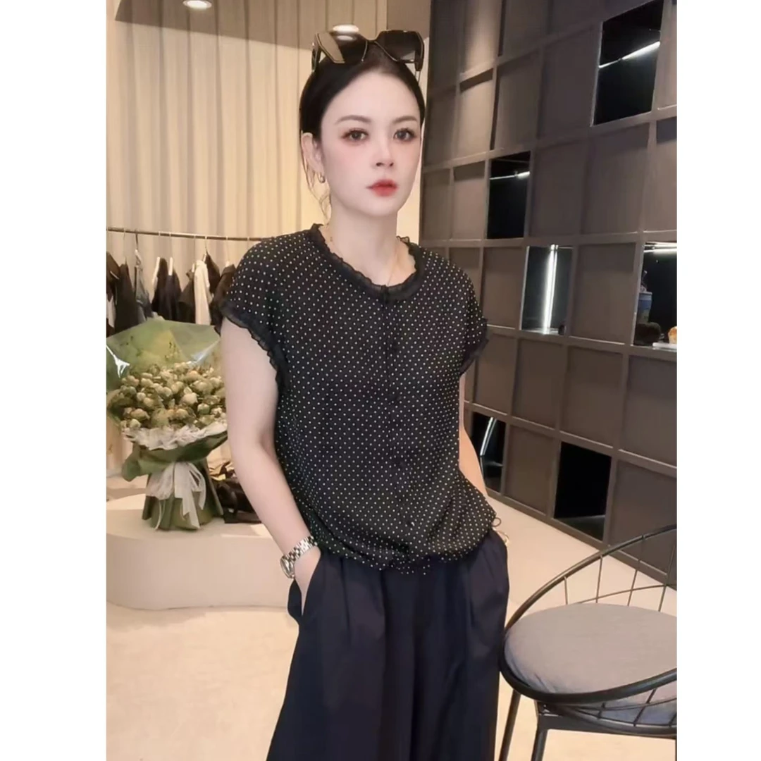 《姚家优麦汇》Y6220夏款圆领设计感时尚百搭无袖显瘦上衣款女