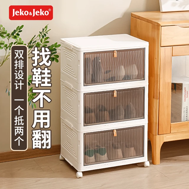 鞋盒收纳盒鞋架鞋柜家用门口塑料透明折叠箱宿舍2025新款爆款室内