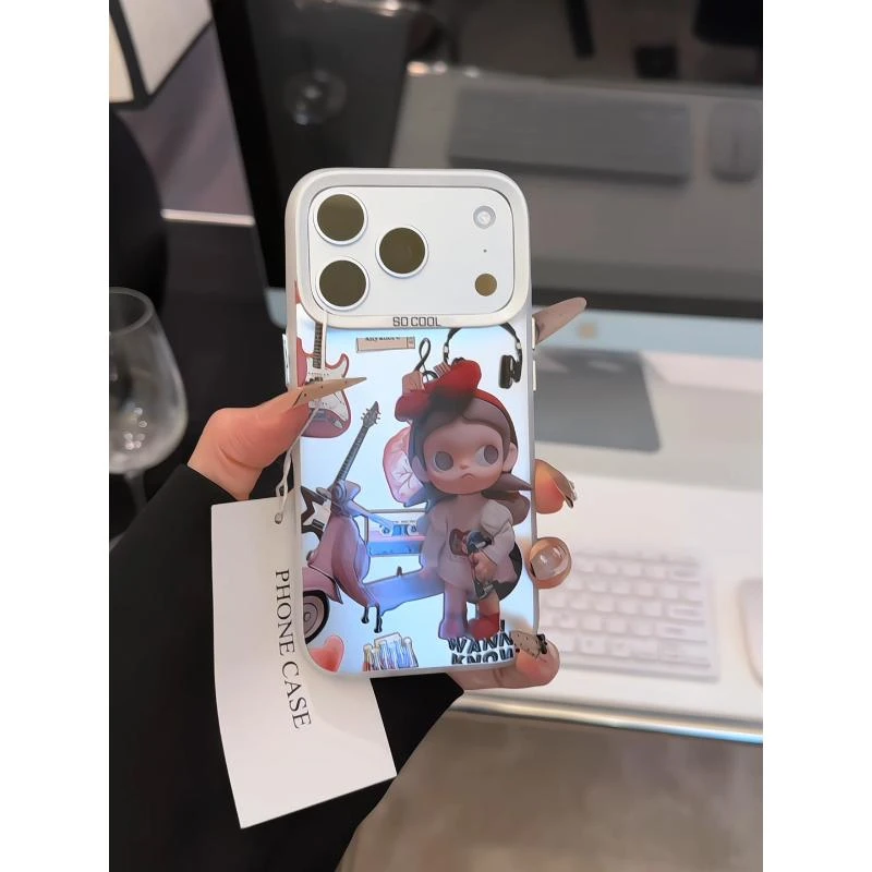 吉他唱片嘎子姐适用苹果17Pro手机壳iPhone16promax彩银华为p80磨