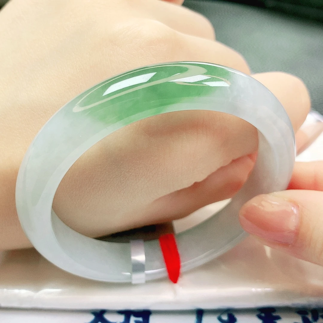 翡翠未镶嵌手镯缅甸天然a货翡翠手镯