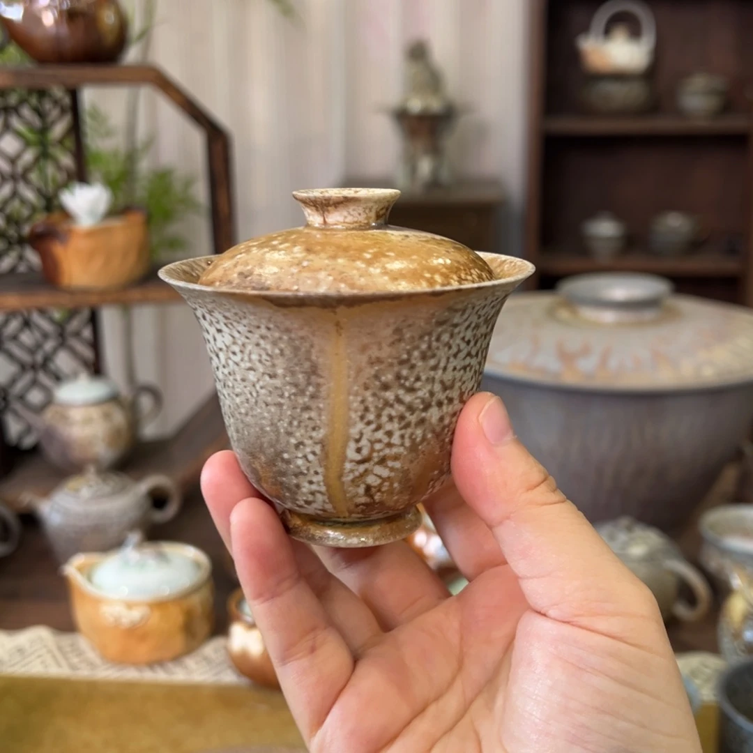 15中白仰钟盖碗精品