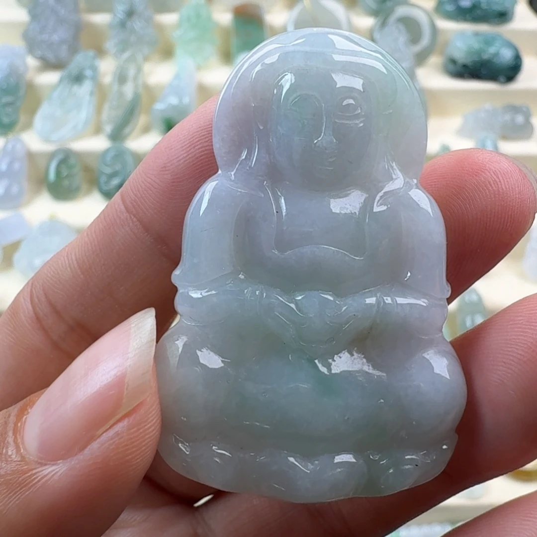 翡翠未镶嵌项链翡翠