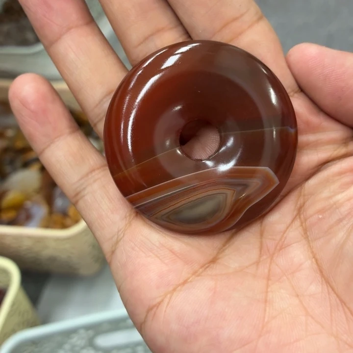 玛瑙/玉髓未镶嵌吊坠(不含链)