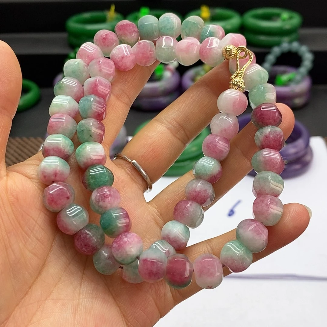 项链未镶嵌石英质玉