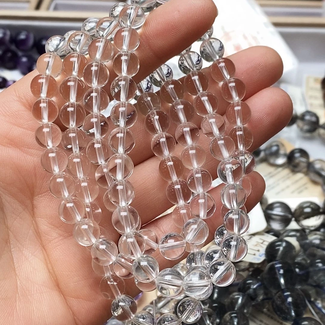 未镶嵌手链水晶白水晶10颗7.8mm