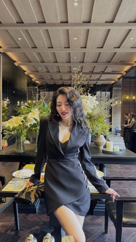 MIRROR 【涛姐精选】巴尔曼记忆气质修身连衣裙