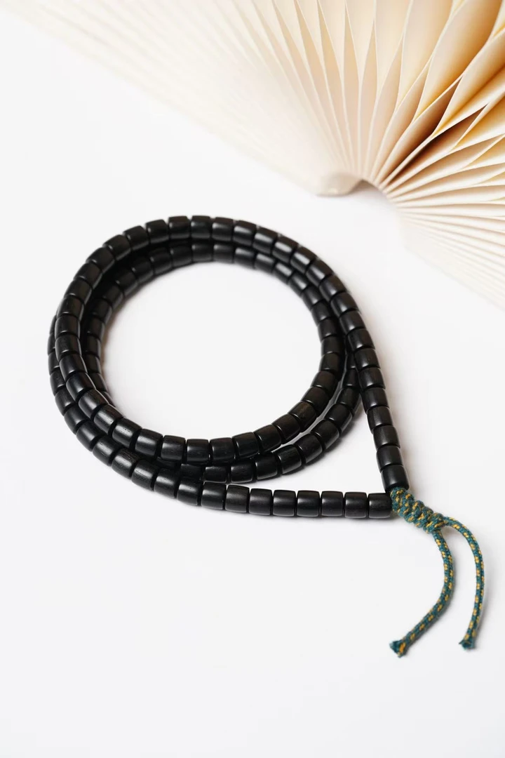 海南乌木精工竹节6mm*108颗手串 泷见堂周年福利