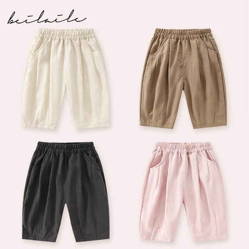 【莱赛尔梧桐裤 小乐妈咪】新生儿婴儿大pp裤子男童女童装E9