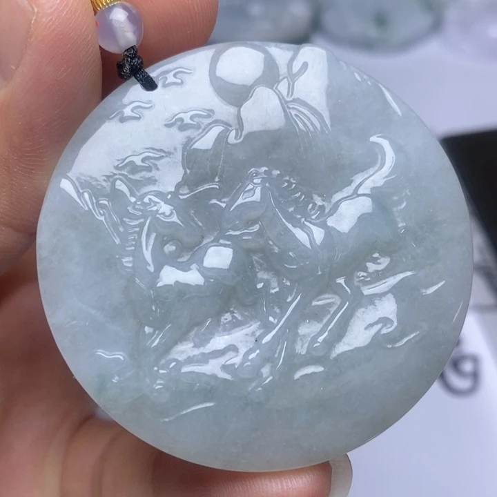 颈饰未镶嵌翡翠翡翠