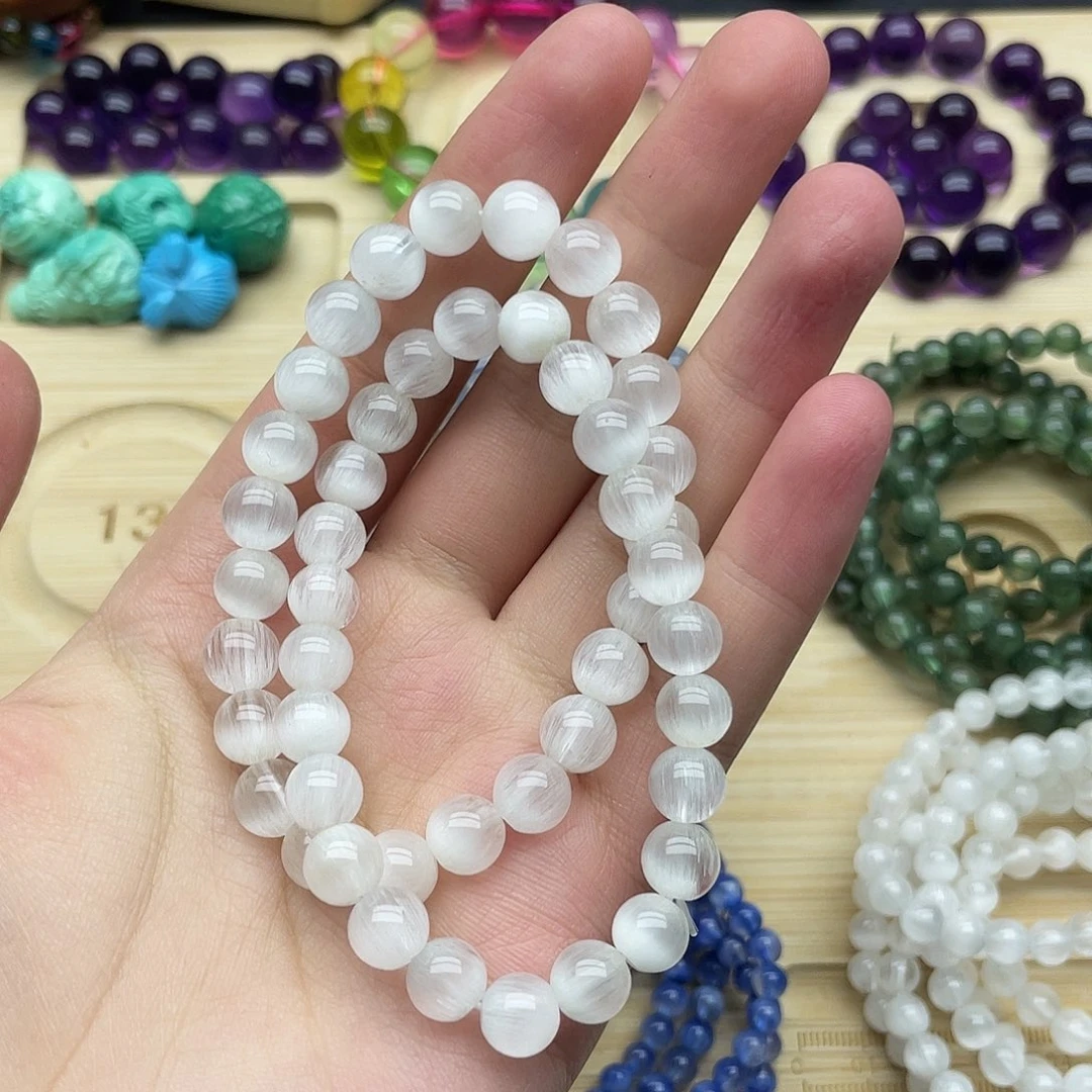 糖***️手链银S925镶嵌烟晶