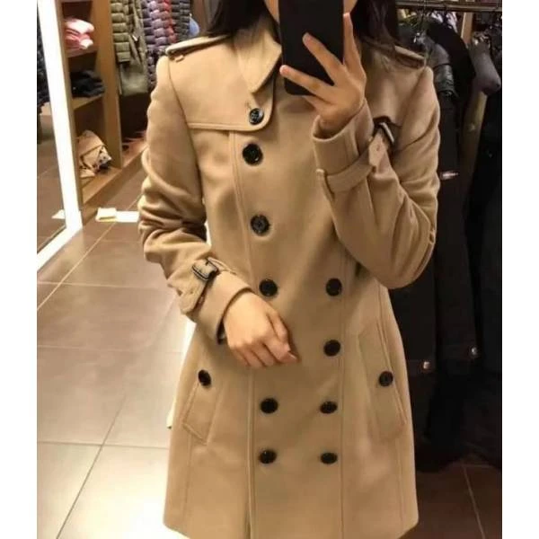 妃鱼/博柏利/无/大衣/95新/琰一30