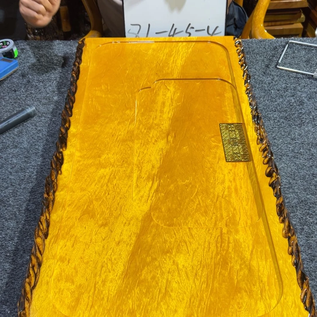 用***1缅甸大叶金丝楠实木茶盘实木