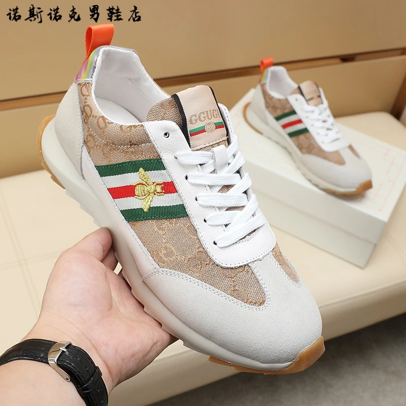 欧洲站男鞋广州2025新款春秋季潮流板鞋百搭脏脏鞋防滑运动休闲鞋