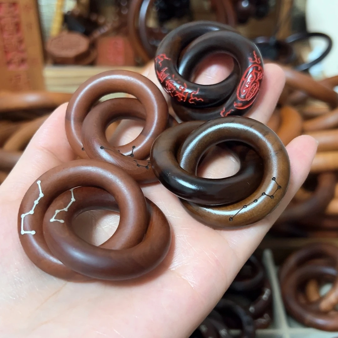 2.5内径玉化镶银乾坤圈