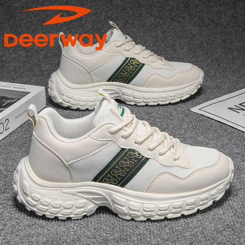 德尔惠运动潮流休闲鞋男士夏季网面透气痞帅舒适百搭帅气老爹鞋男