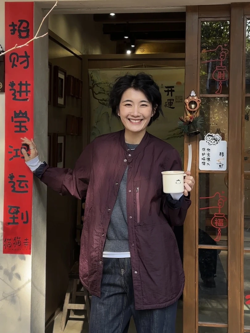 LANGQING 轻薄正反两穿高级感小个子时尚棉服42961#