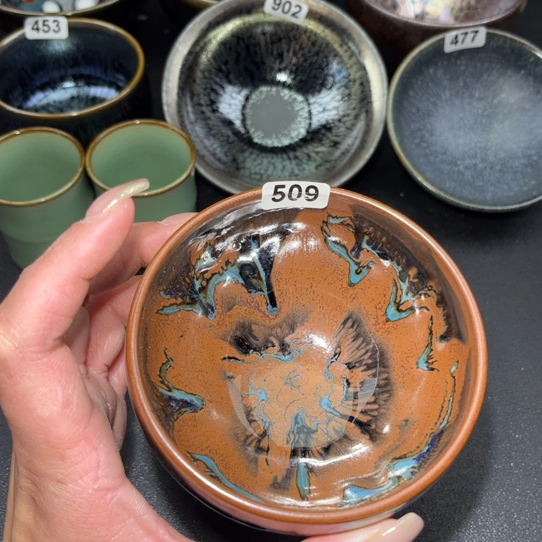 茶盏509 建盏单盏放大漏…………