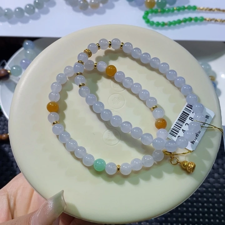散珠翡翠O*o天然缅甸翡翠