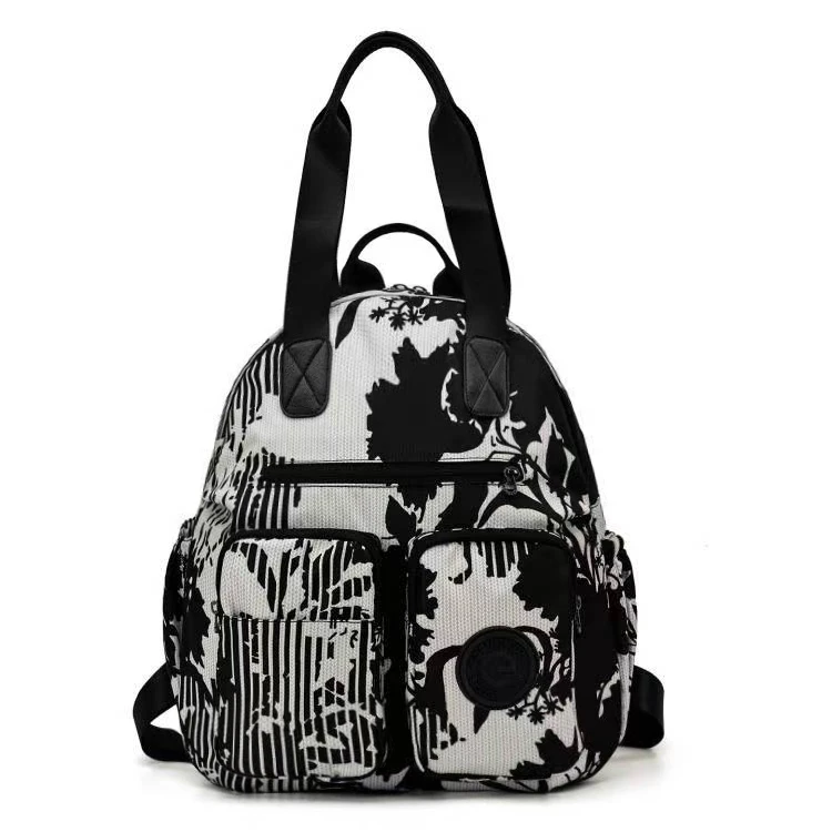 【升级丛林】面料背带全新升级双肩包大容量单肩手提百搭包包2425