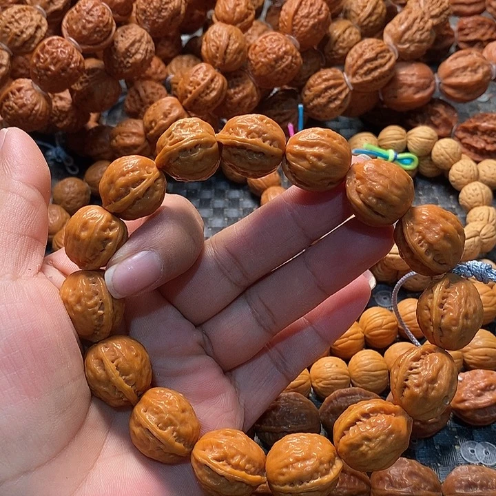 精***生文玩核桃手串官帽