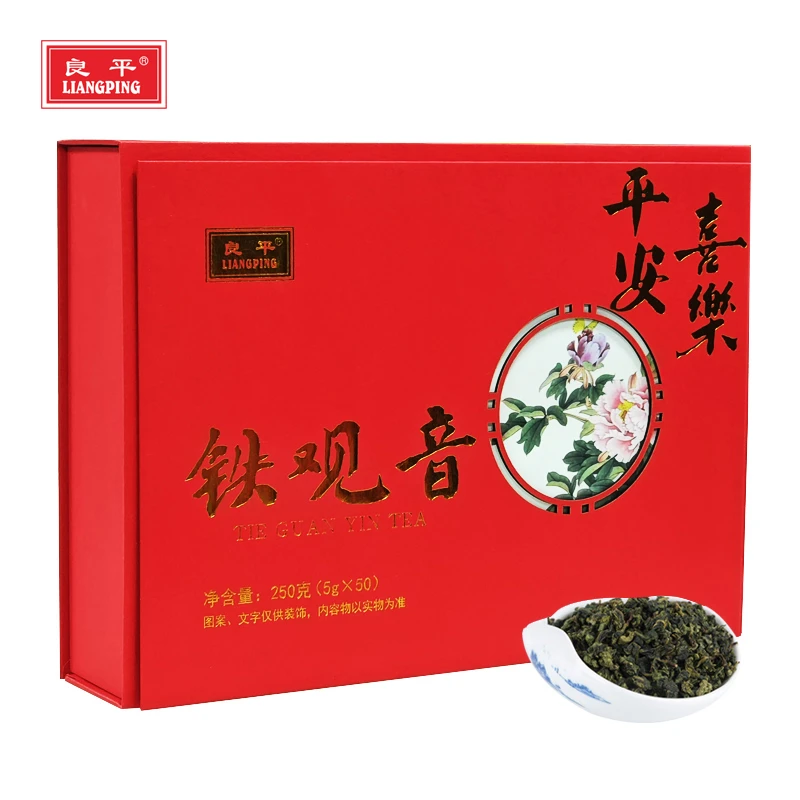 【买一送一】良平铁观音乌龙茶送礼茶叶礼盒装送礼袋