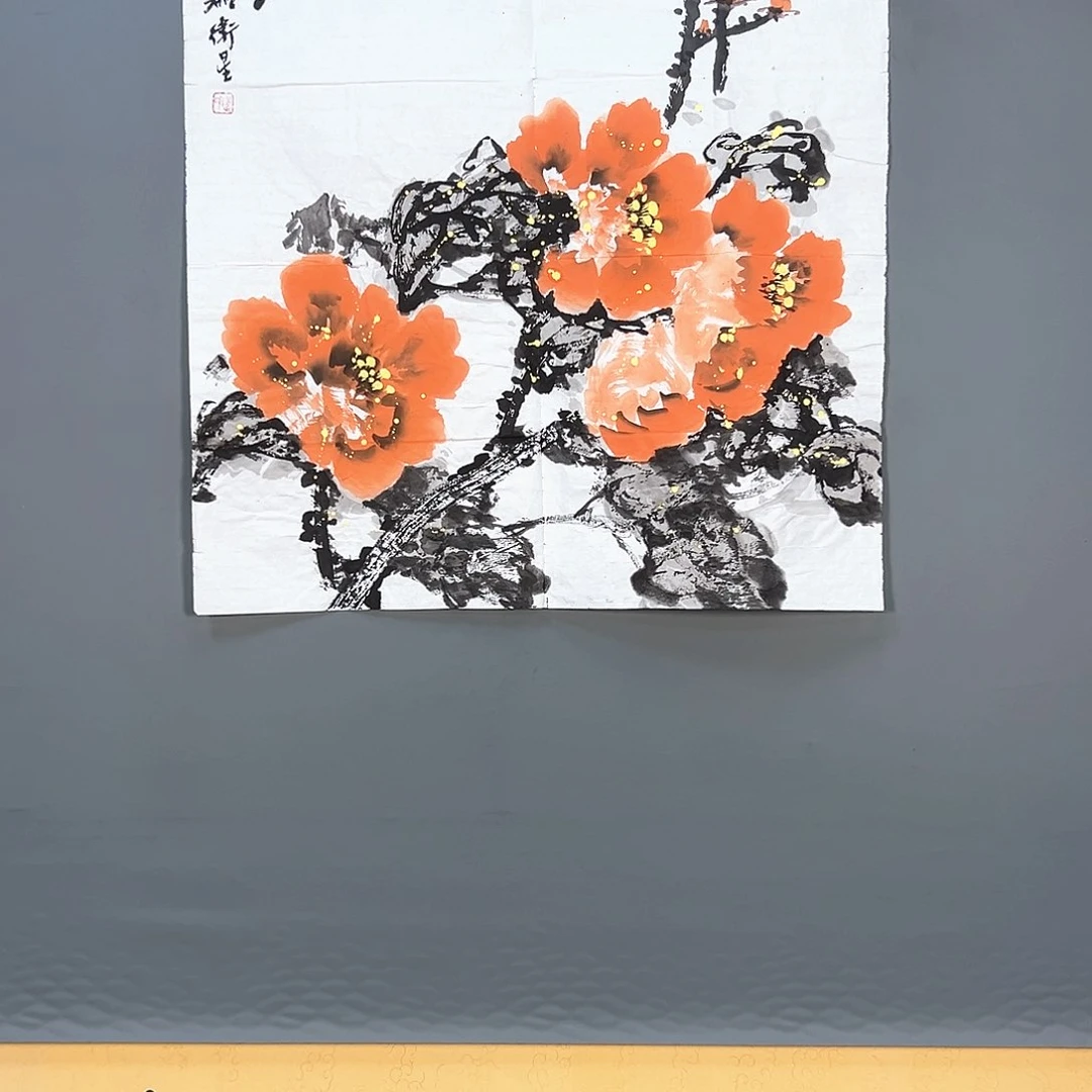 国画337 花鸟和蝴蝶都会出现