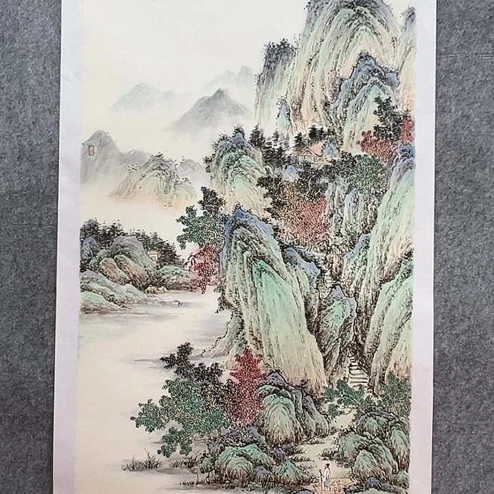 国画书画作品多次