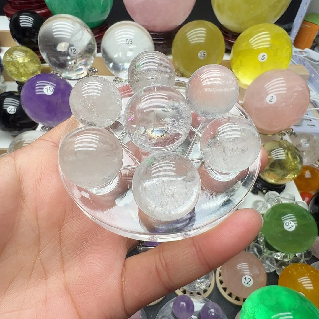 未镶嵌水晶珠宝半成品