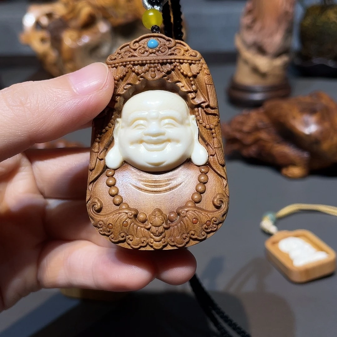 夏***）木老山檀牌子工艺品