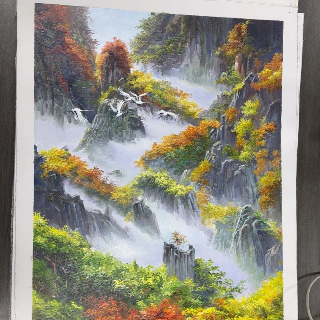 油画加油加油努力加油加油