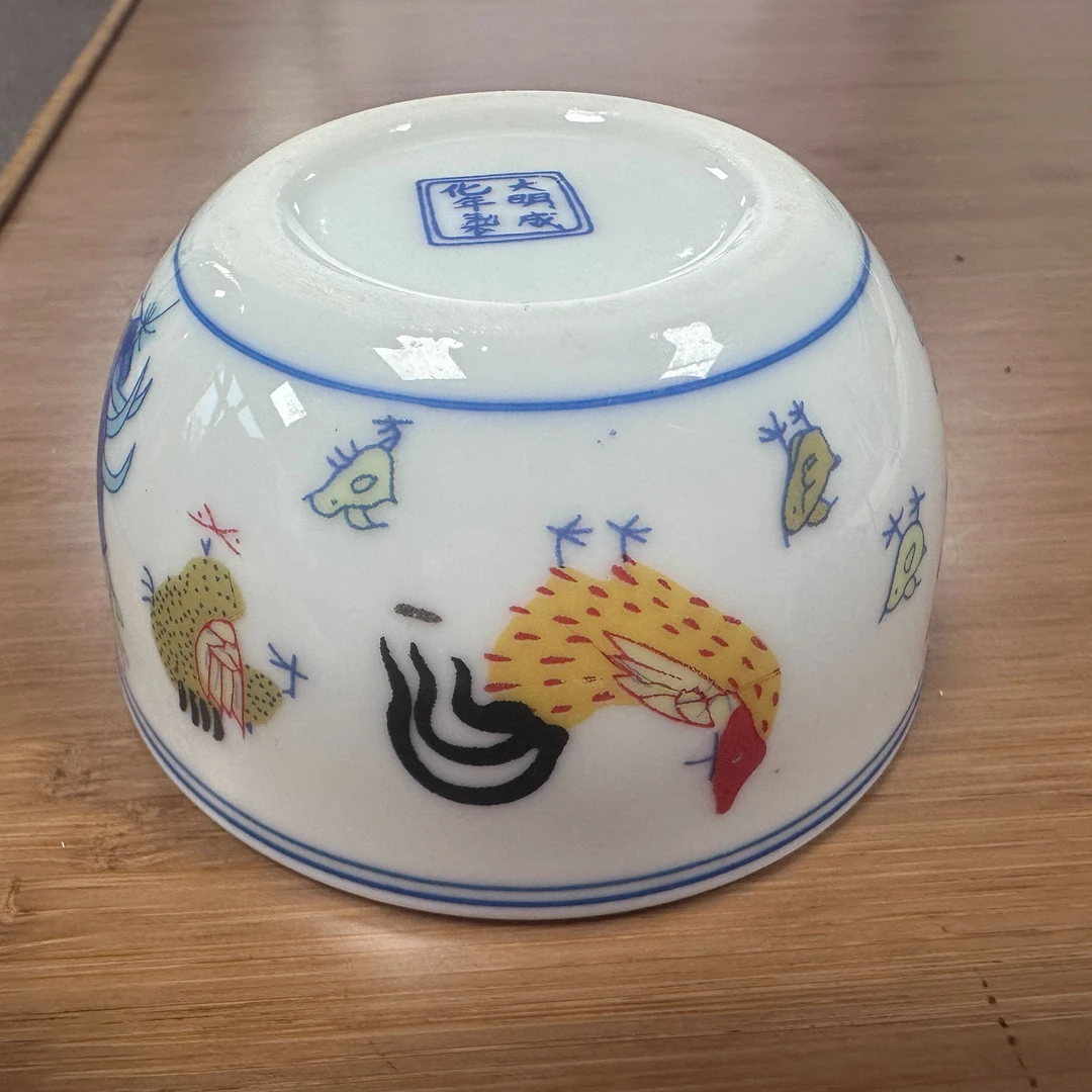 景德镇-陶瓷鸡缸杯茶杯