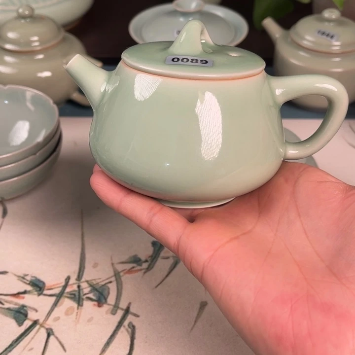 杯子瓷0089 青鸾汝瓷汝州发货