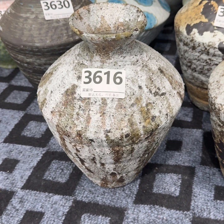 生***议瓷片景德镇高温花器编码3616高33口6默认无孔