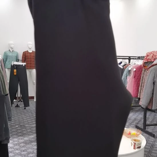 黑色驼绒加丝棉断码