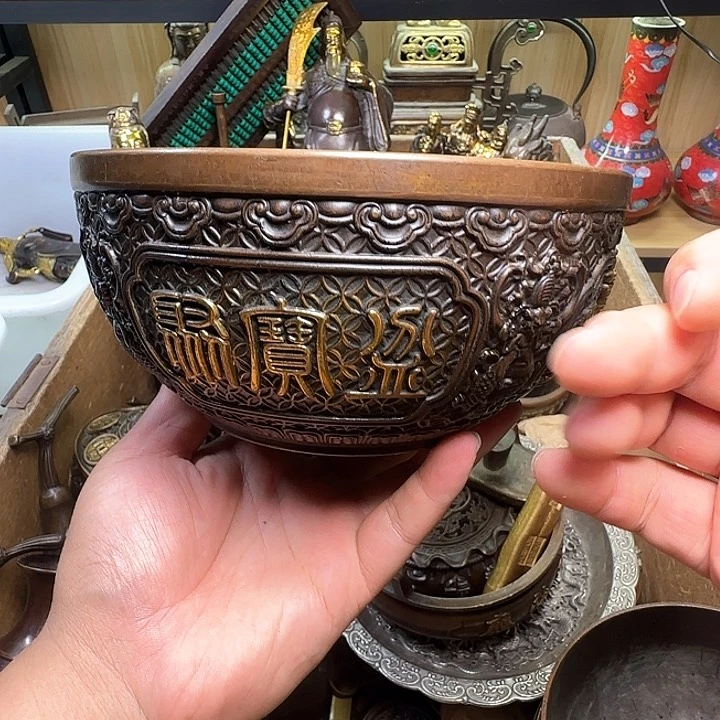 铜器办公室茶室摆件