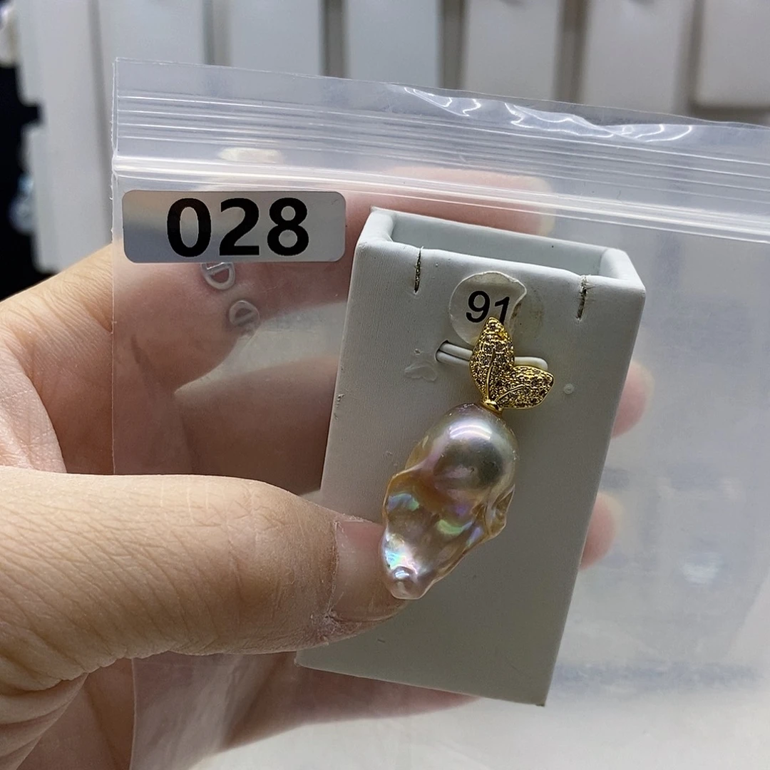 颈饰合金淡水珍珠