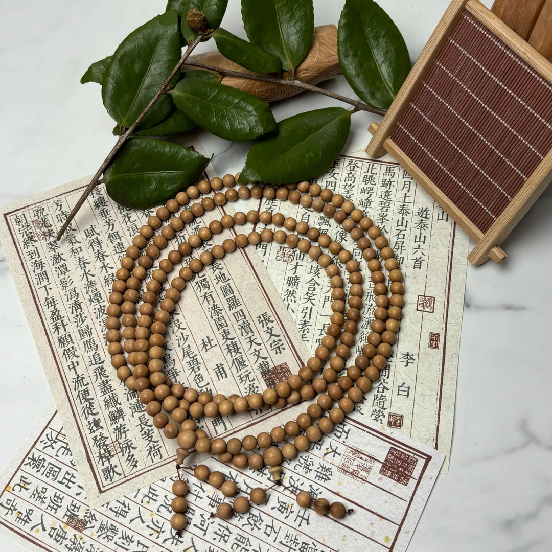 印度老山檀香新料8mmX108念珠香韵甜香奶香现货保真