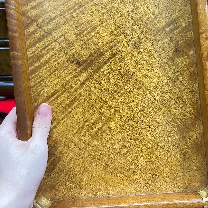 国木金丝楠木茶盘