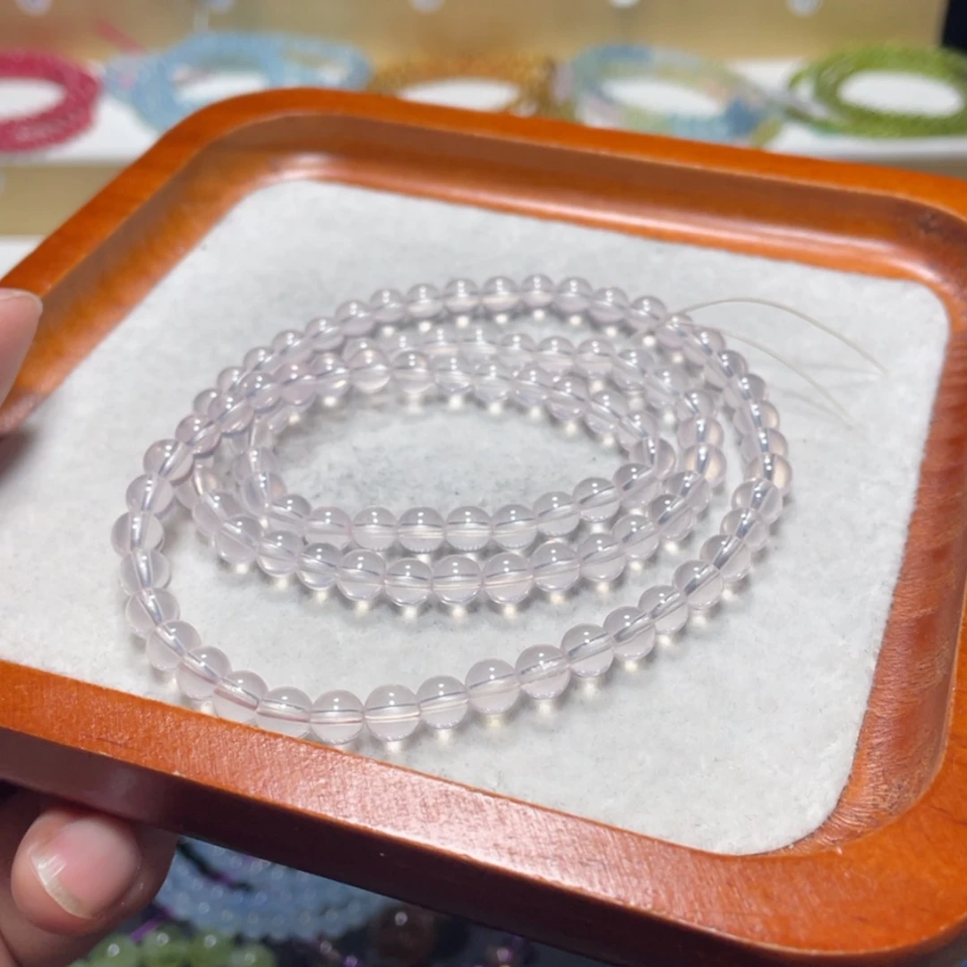 【闪购商品】水晶手链银S800镀金镶嵌小*瑾