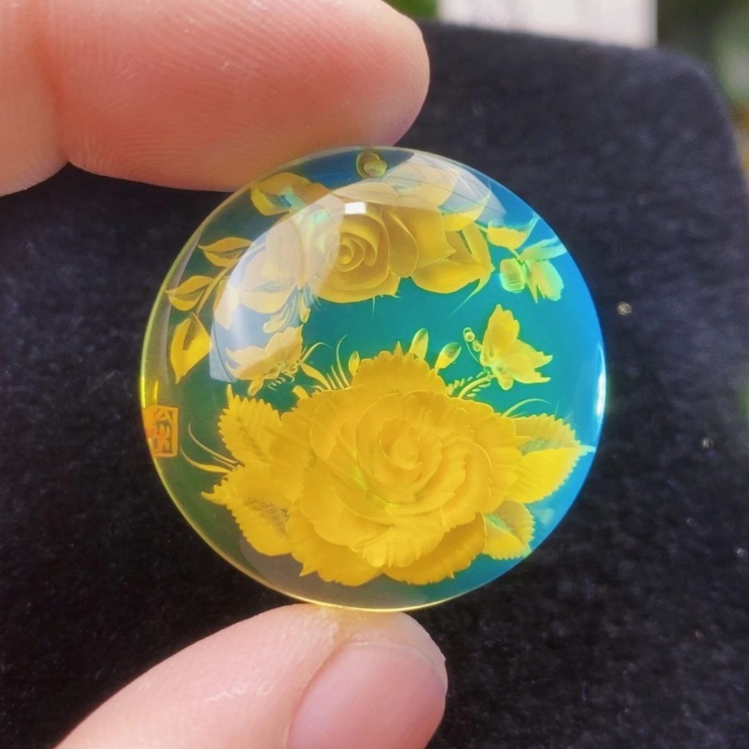 【闪购商品】蓝珀吊坠(不含链)未镶嵌