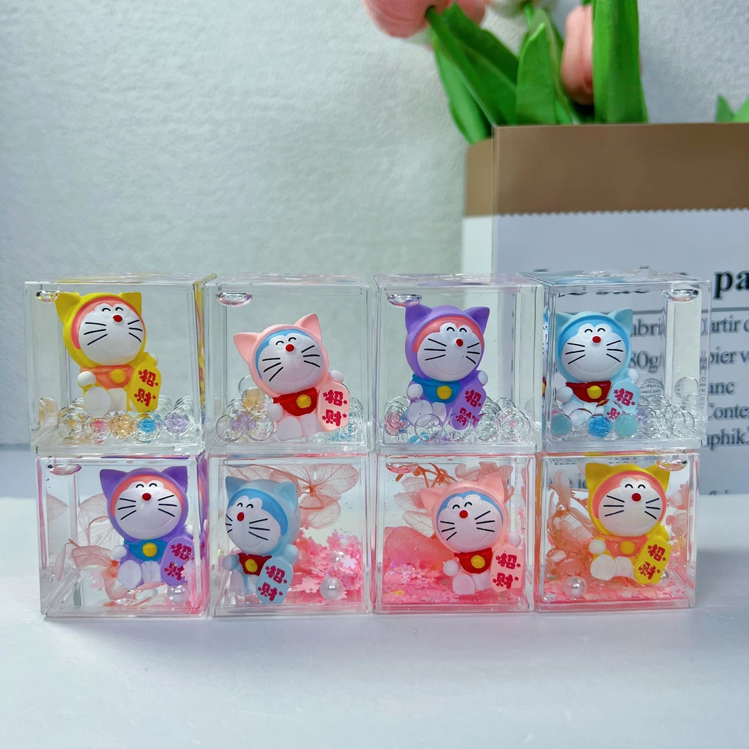 【浮力专属】创意可爱卡通公仔入油流沙摆件