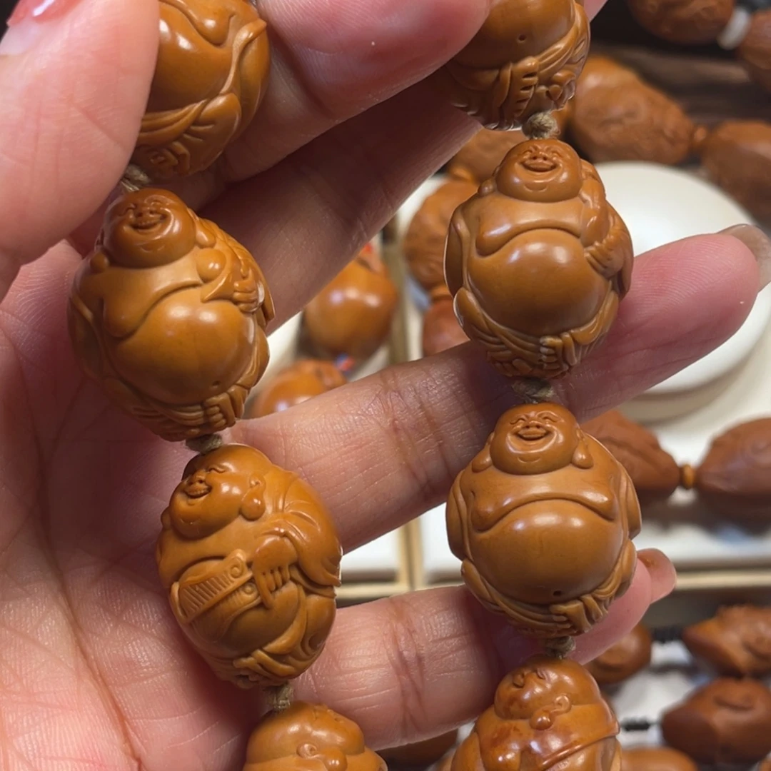 橄榄核手串/手链大肚弥勒橄榄核手串