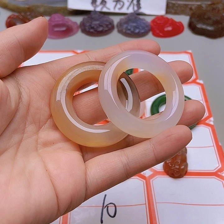 【闪购商品】未镶嵌玛瑙/玉髓珠宝半成品起**了