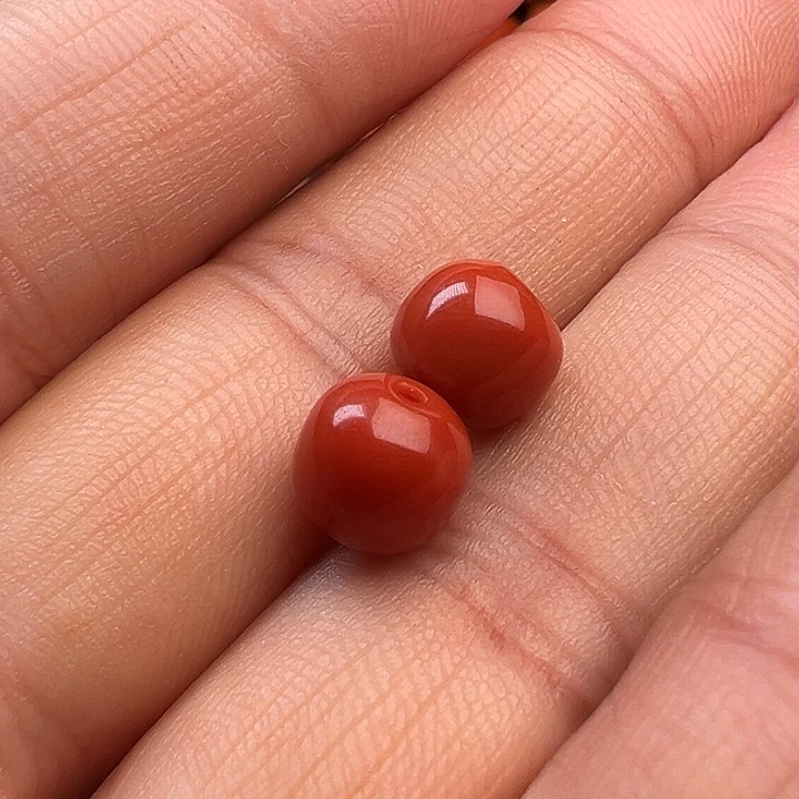 南红玛瑙未镶嵌珠子