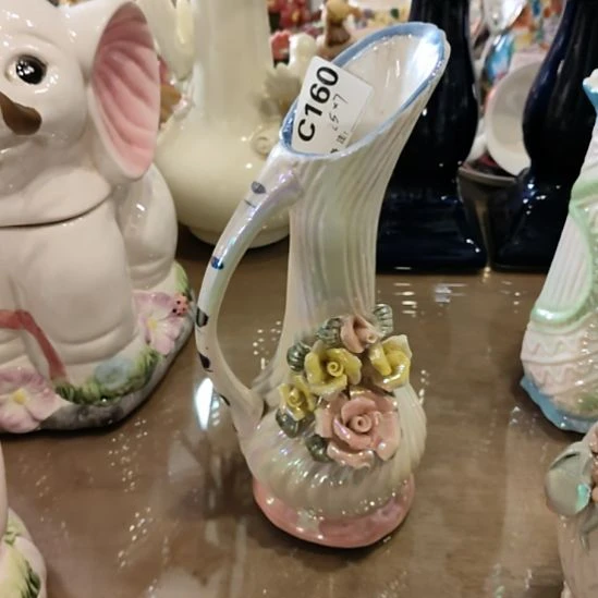 陶瓷花瓶高25厘米老货库存默认岁月痕迹不退换