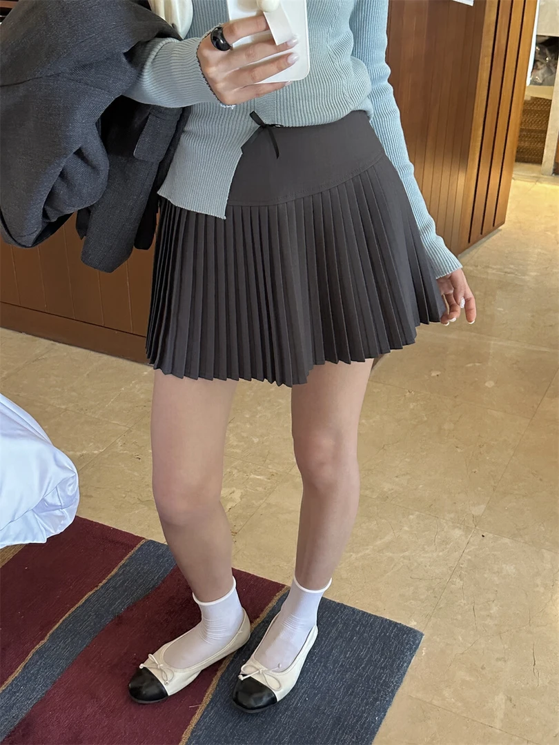 【文姬】2025夏季新款大码女装时尚休闲显瘦褶皱百褶裙短裙