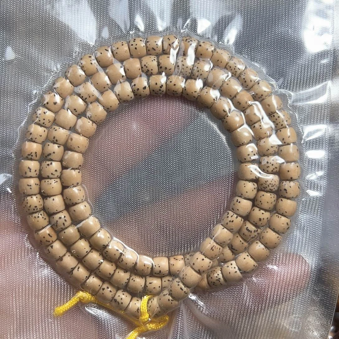 咪***吖星月菩提手串星月菩提脱脂顺白