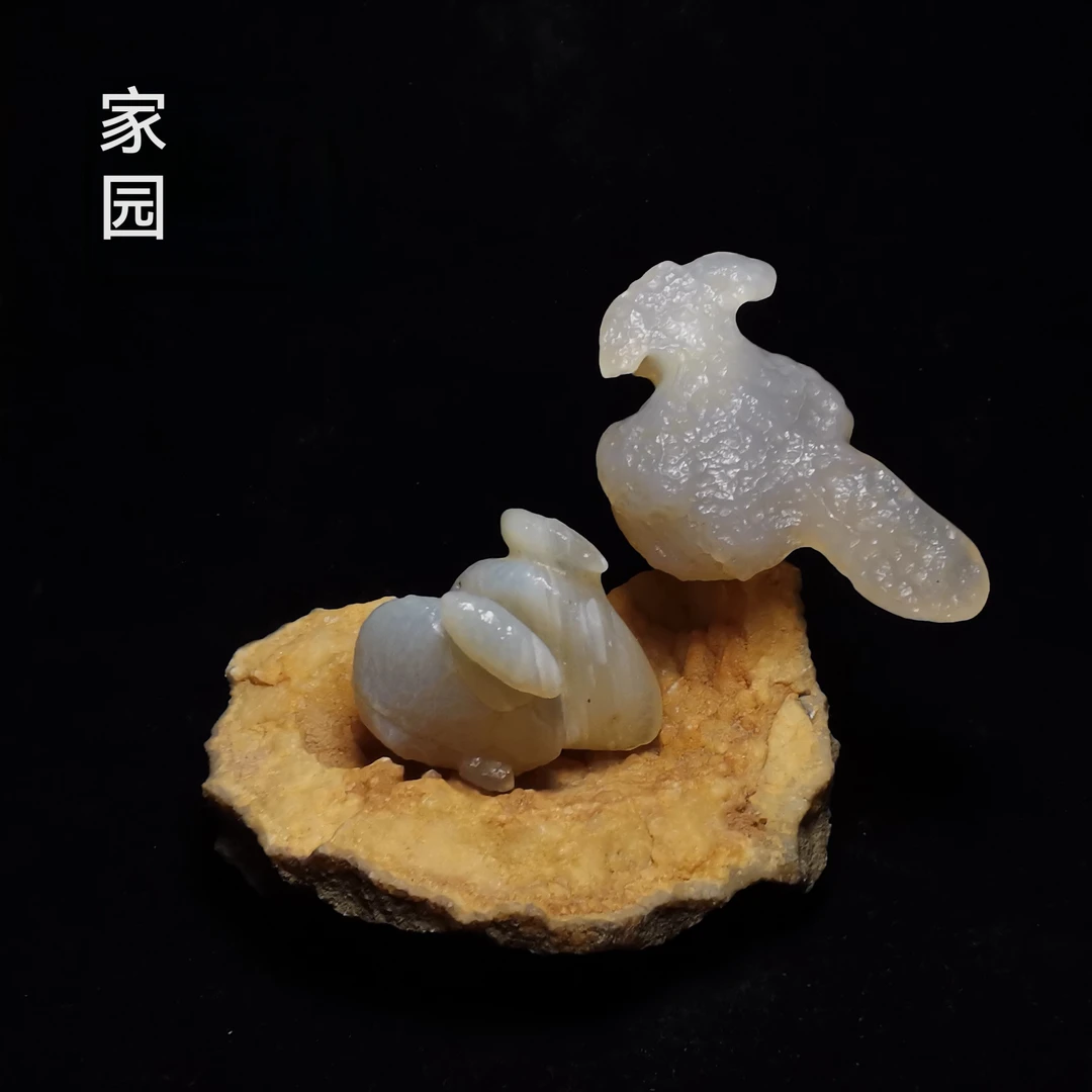 【家园】戈壁石。家是心灵的避风港，也是永远的归宿。