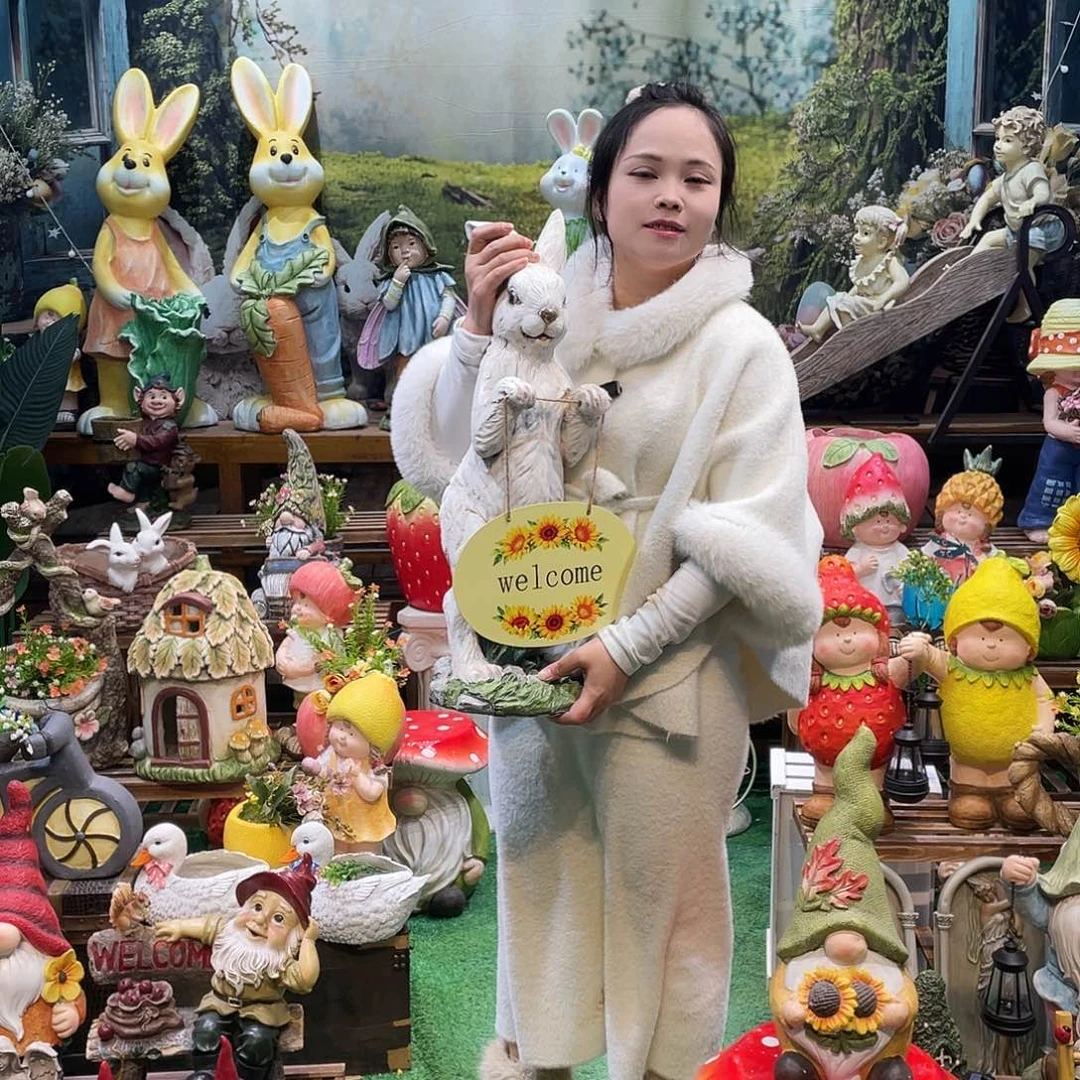 摆件花园摆件红红火火